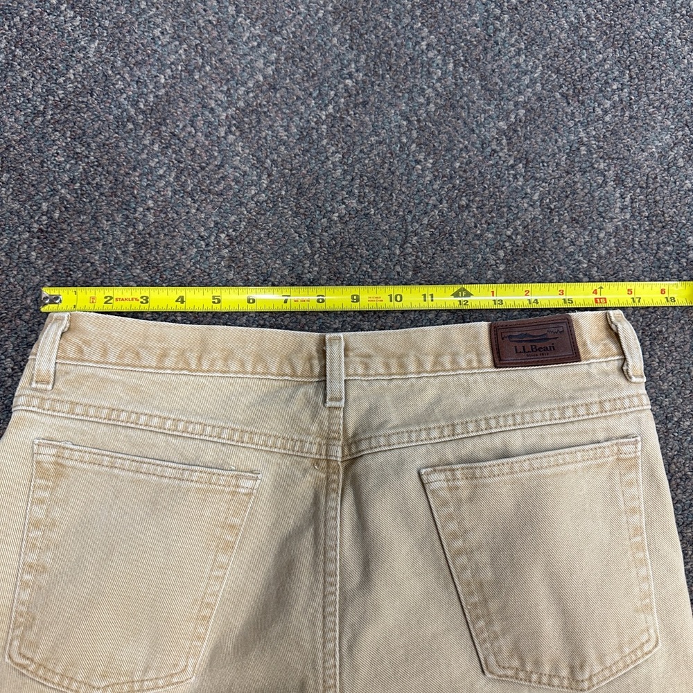 L.L. Bean Relaxed Tan Jeans with Classic Fit